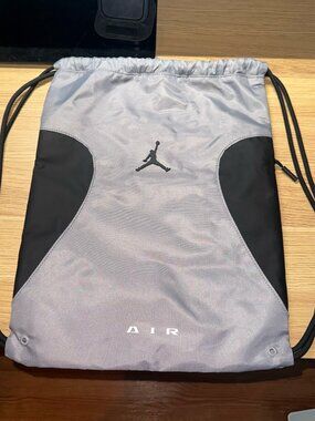 Jordan Air Gray String Bag - New without Tags